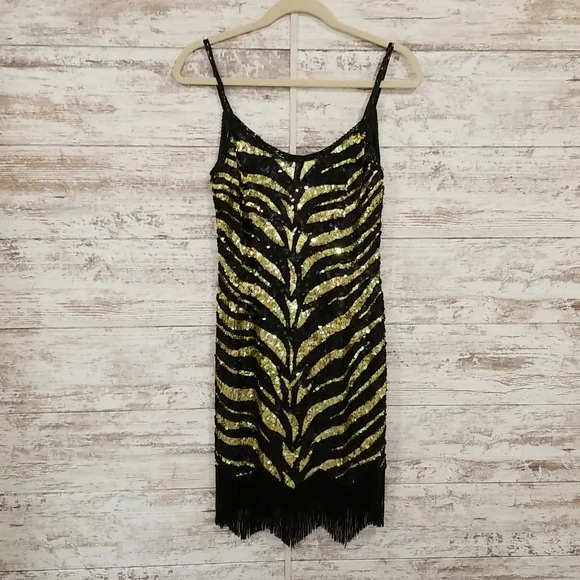 Lillie Rubin | Dresses | Blackgold Vintage Flapper Dress | Poshmark Lillie Rubin | Dresses | Blackgold Vintage Flapper Dress | Poshmark